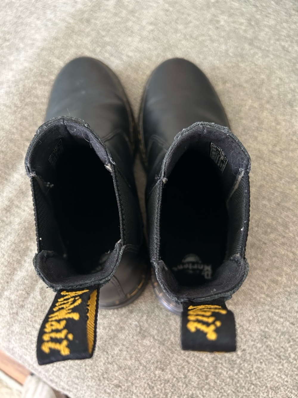 Dr Martens Dorian Black Leather Chelsea Boot Womens Size 6 - Picture 12 of 12